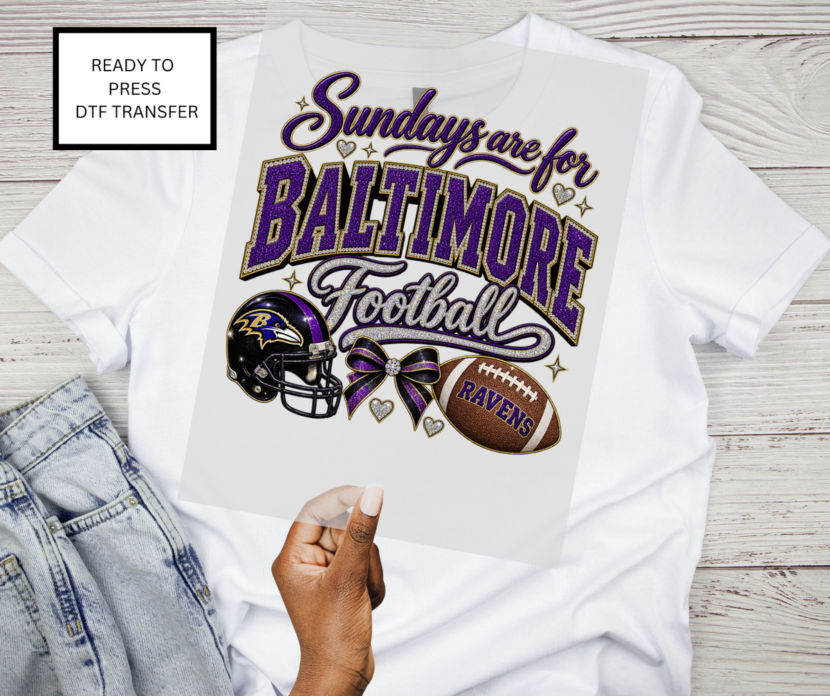 Sundays Are for Baltimore Football – DTF Transfer